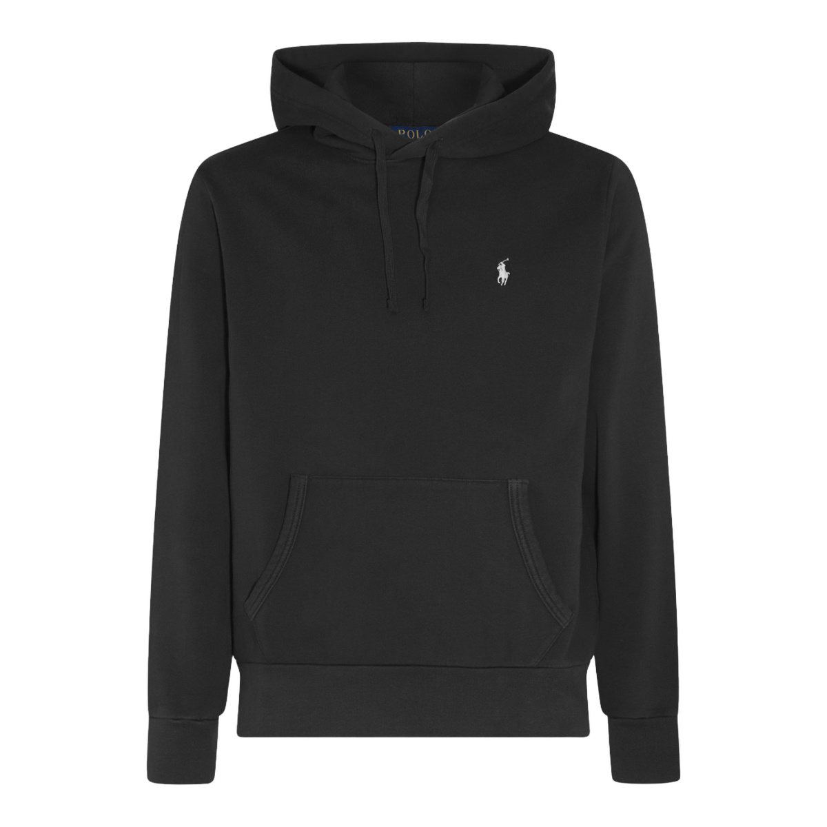 Minimalist Black Hoodie With Kangaroo Pocket