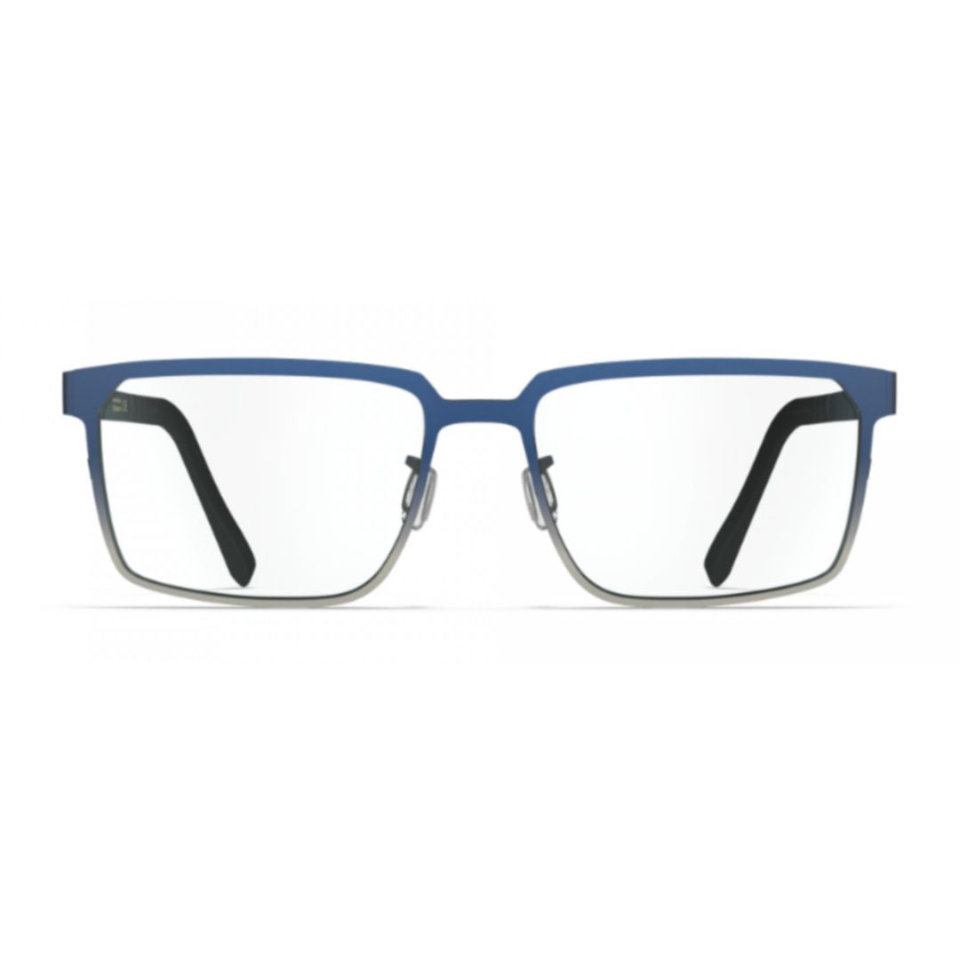 Bf1060 Fairbanks Rectangular Blue and Silver Frame Eyeglasses
