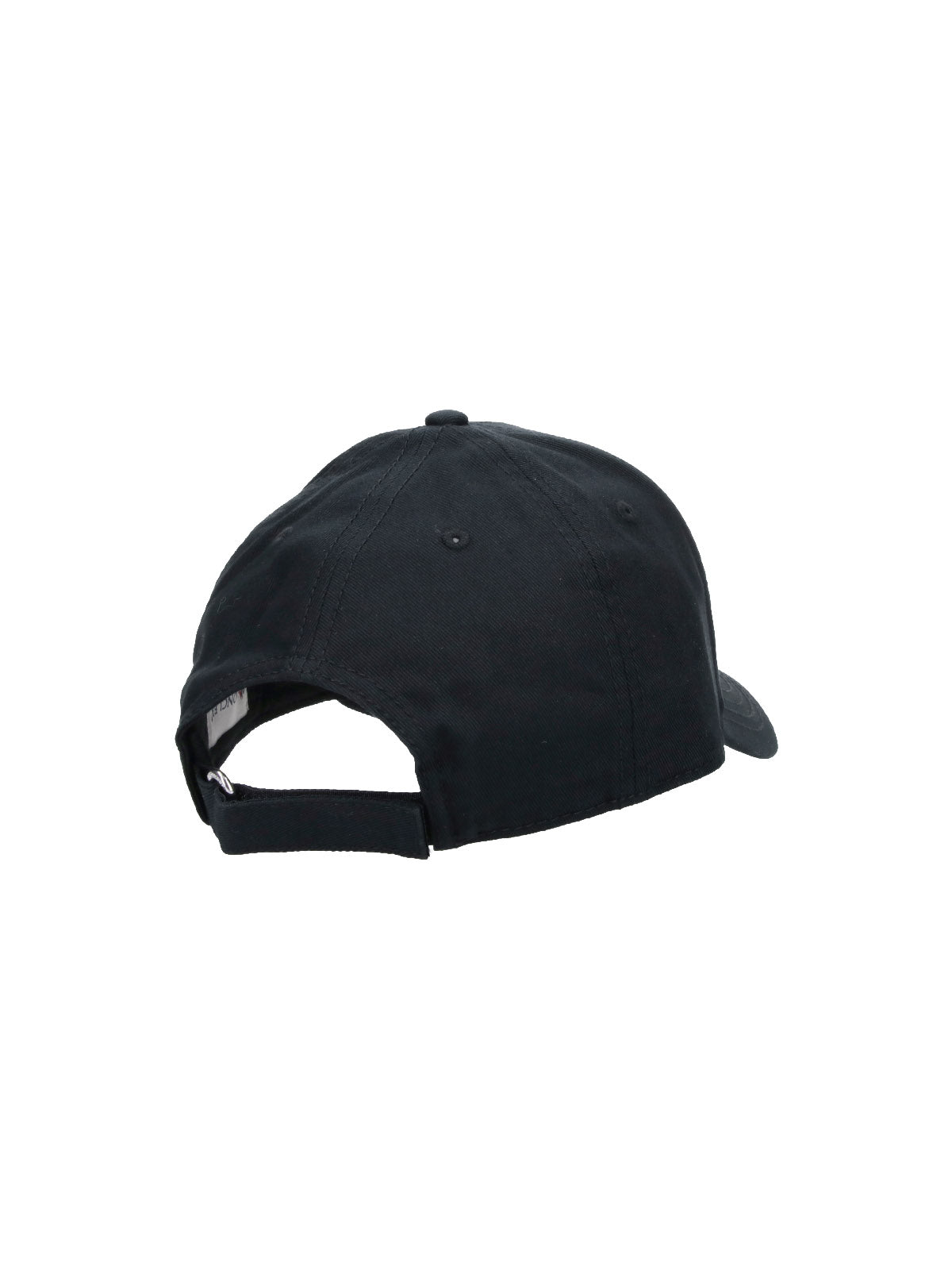 Black Curved Brim Curved Logo Cap
