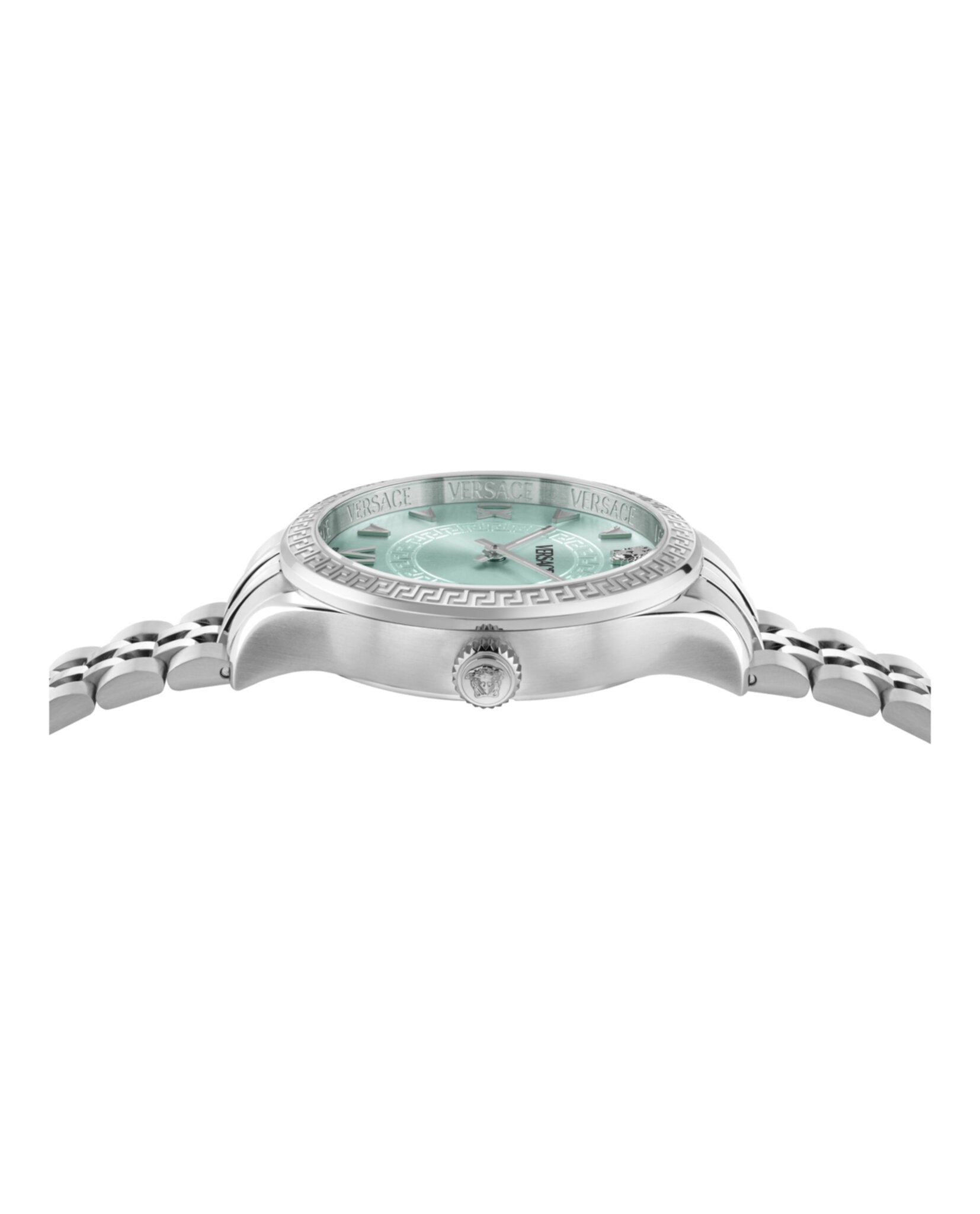 Hellenyium Bracelet Watch with Light Blue Sunray Dial