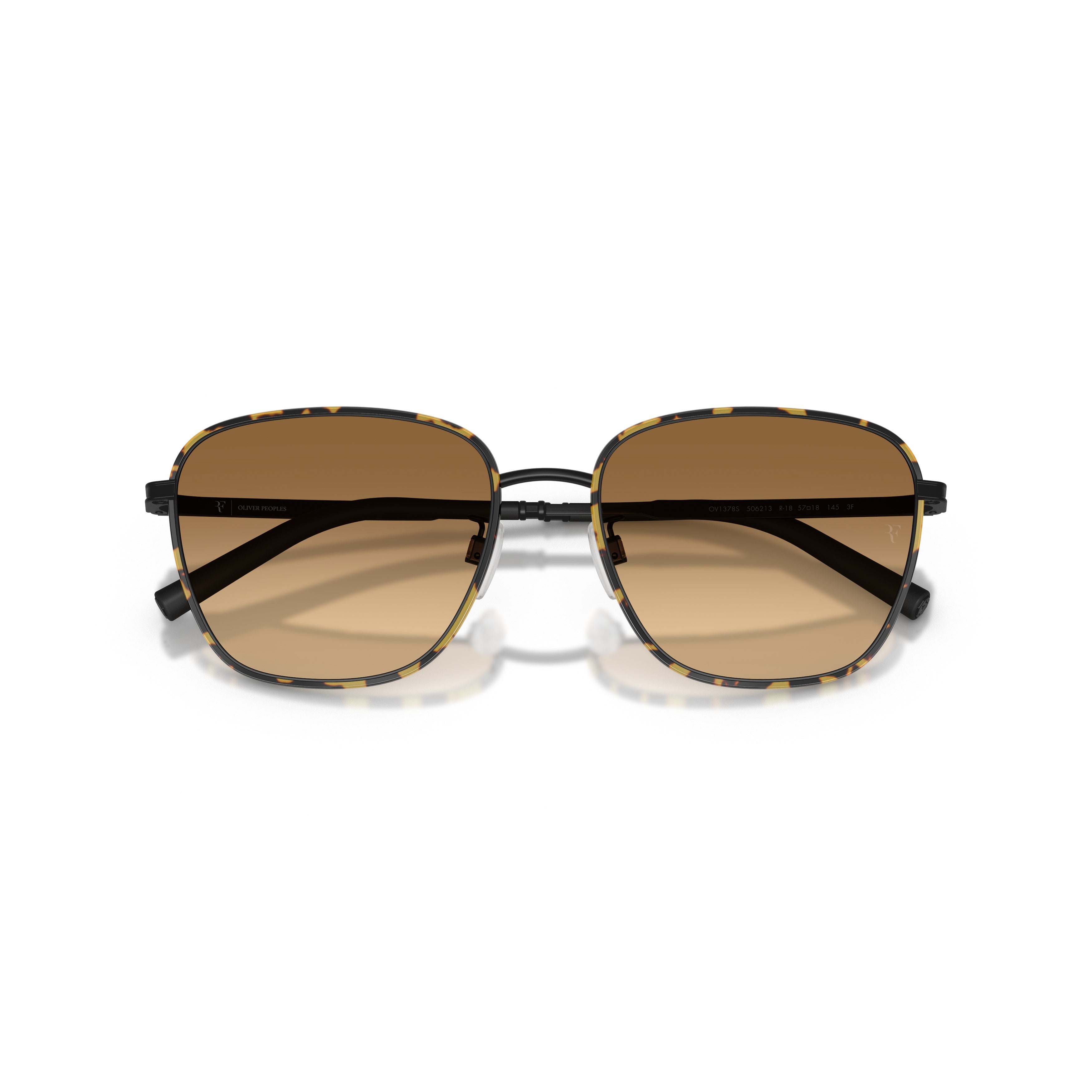 0ov1378s Square Frame Sunglasses with Gradient Lenses