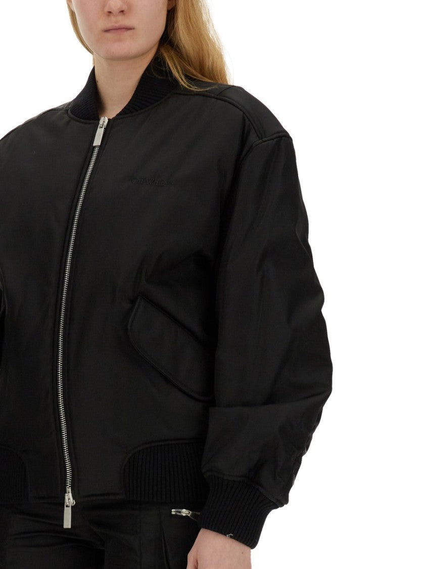 Nylon Bomber Jacket