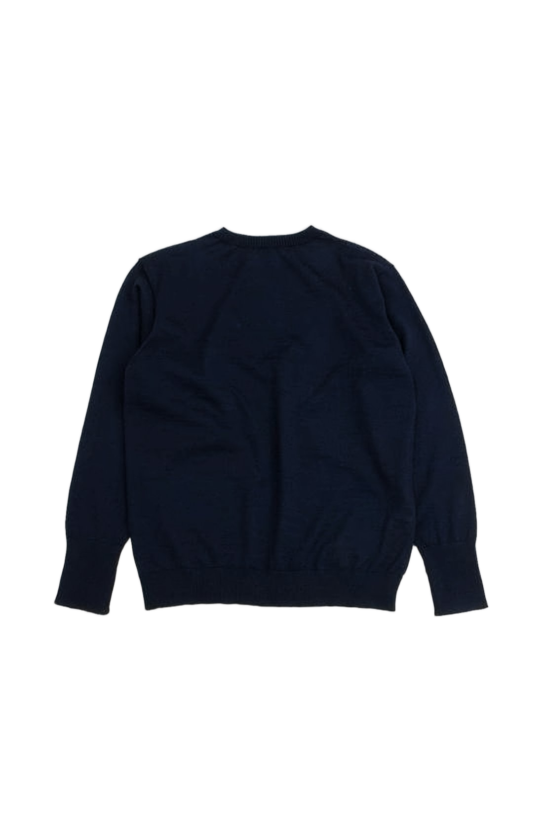 Crewneck Sweater in Deep Navy Merino Wool