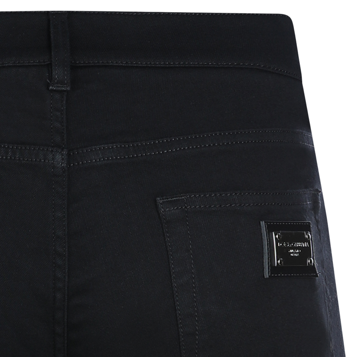 Slim-fit Black Denim Jeans