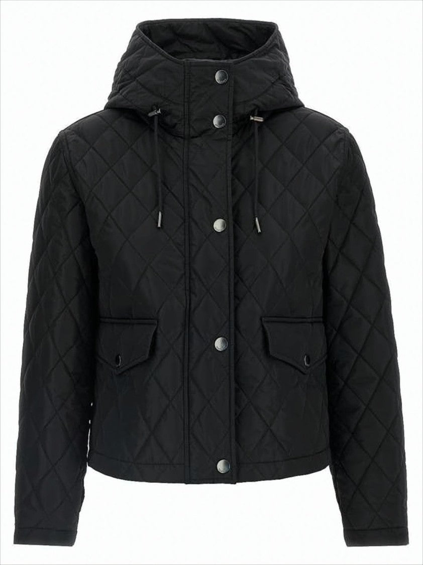 Quilted Casual Jacket with Hood