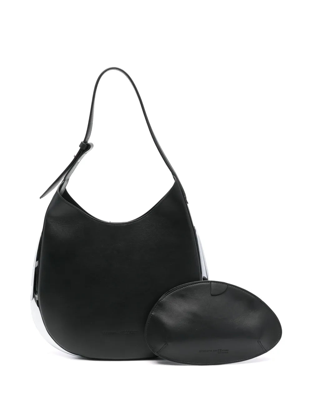 Structured Handbag With Detachable Shoulder Strap And Minimalist Design