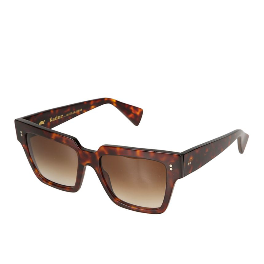 Fashion Rectangular Tortoiseshell Sunglasses with Gradient Lenses