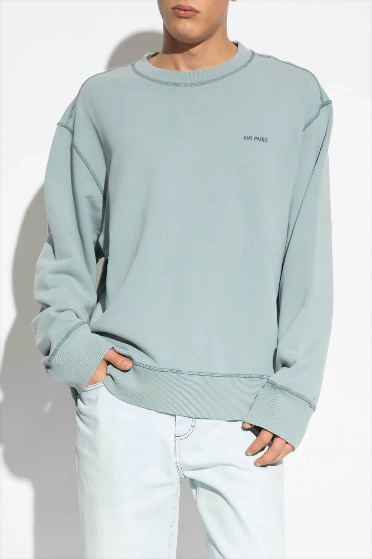 Relaxed-Fit Cotton Sweatshirt with Subtle Logo Detailing