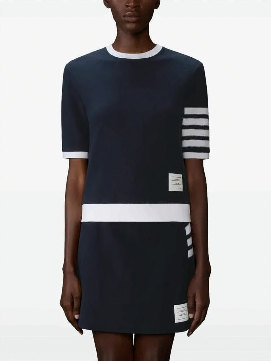 Textured Cotton Piqué Top