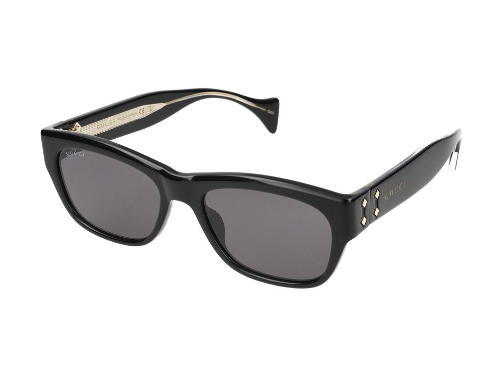 Okulary przeciwsłoneczne Gucci GG1706S 001 czarny czarny szary 55/18/145