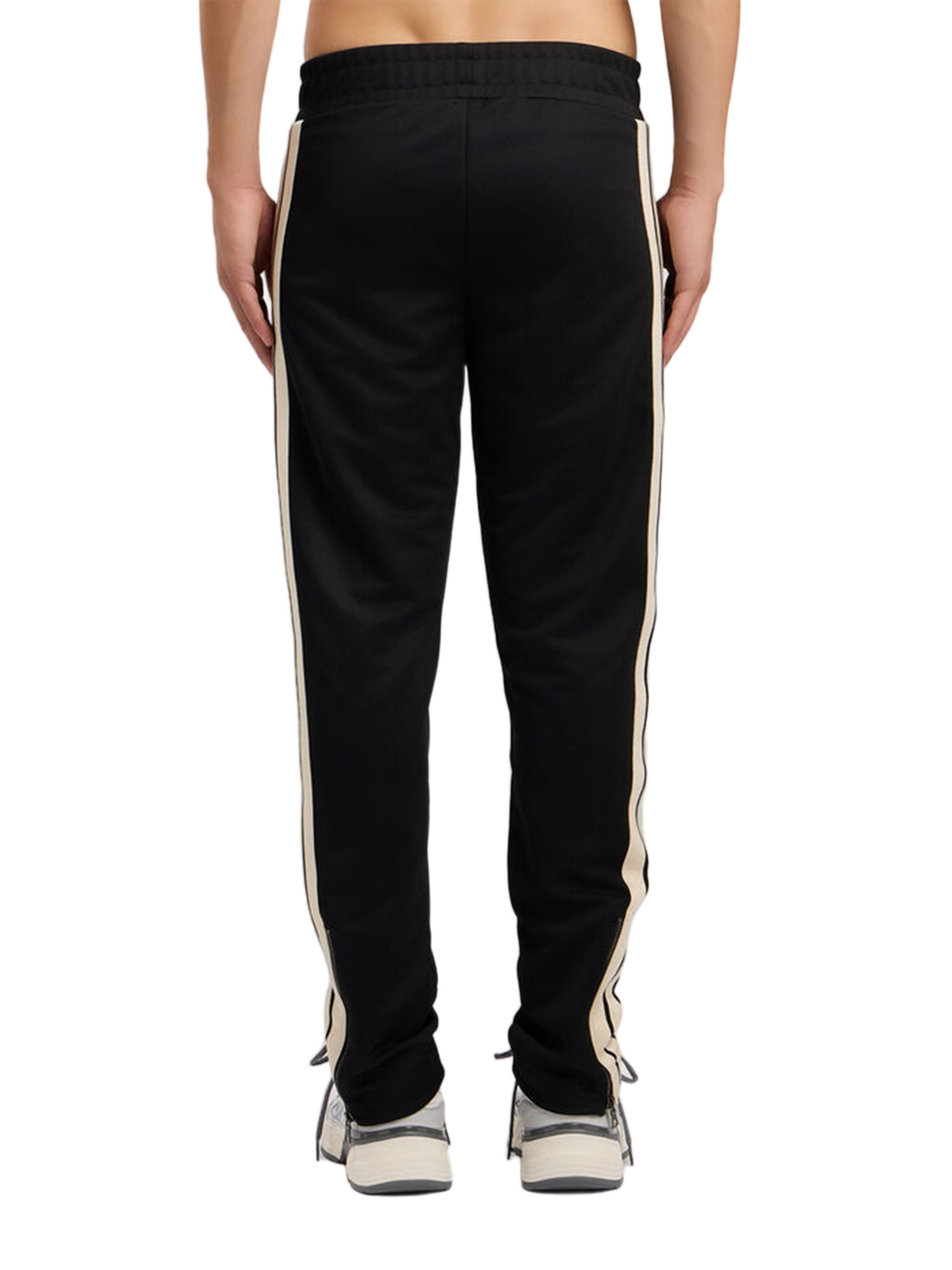 Black Classic Logo Track Polyester Pants