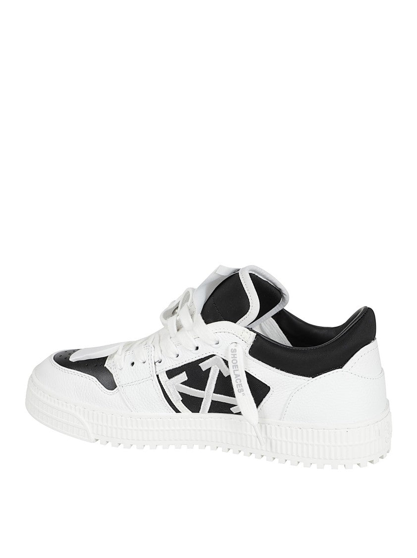 Layered Design Low-Top Sneakers With Textured Sole