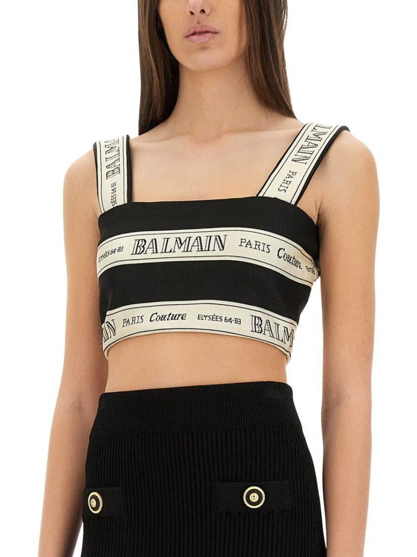 Cropped Top With Wide Straps