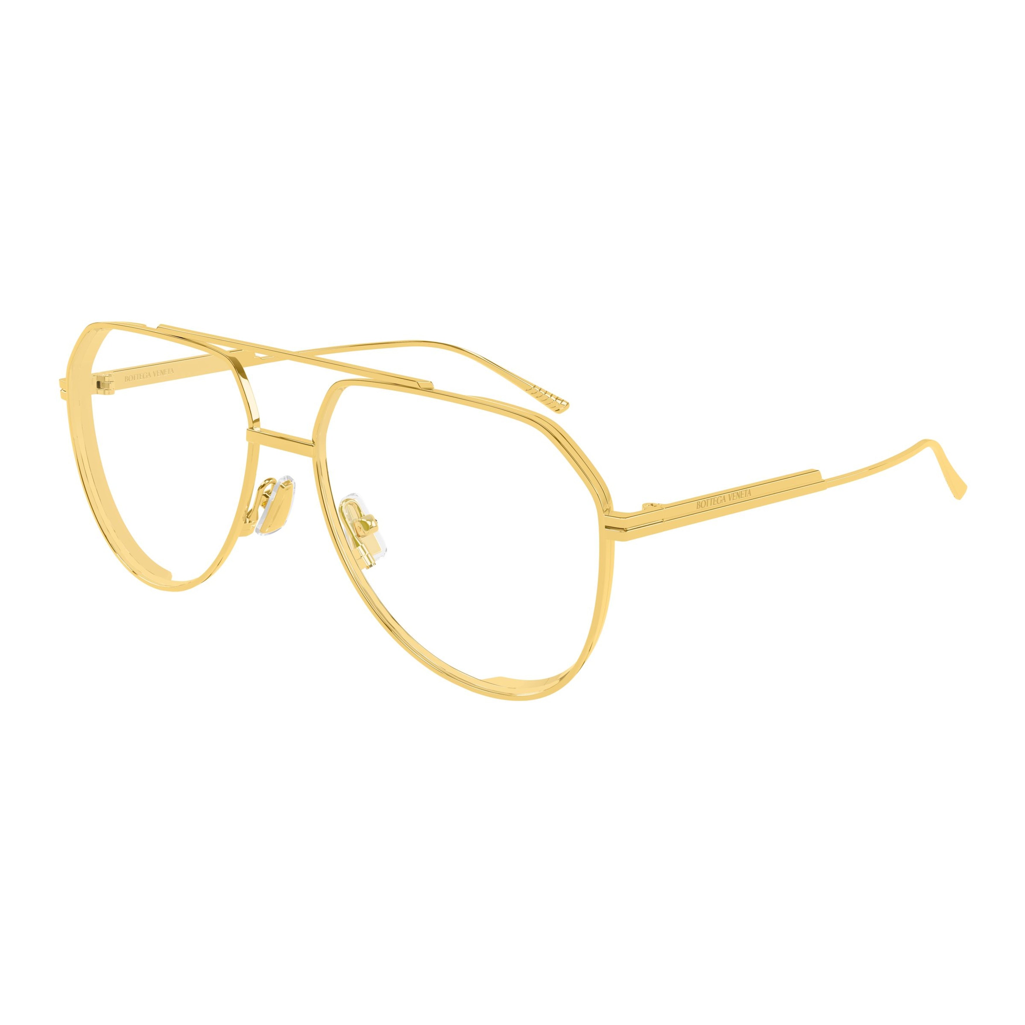 Bv1465s Geometric Aviator-Inspired Metal Sunglasses