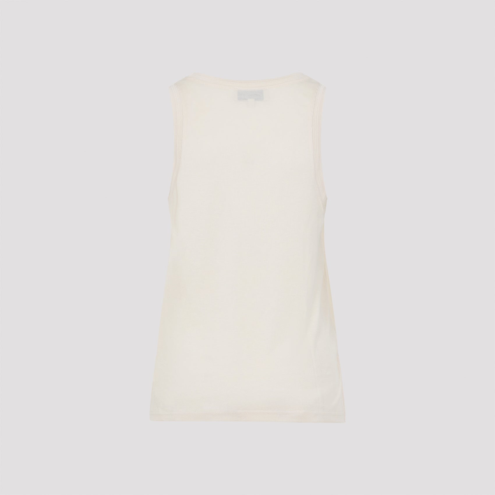 Relaxed-Fit Sleeveless Lyocell Top With Side Slits