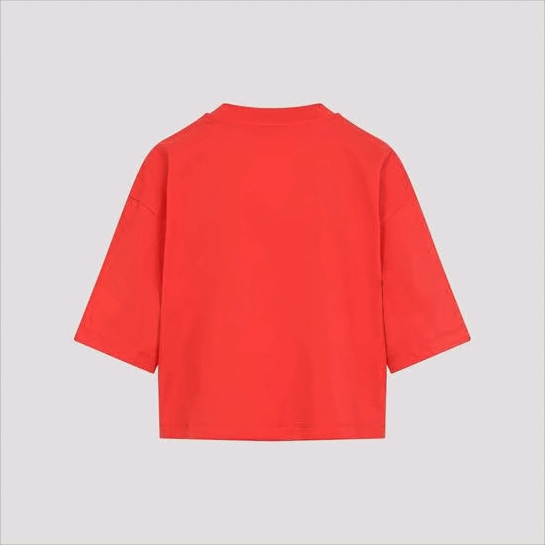 Boxy Short-Sleeve T-Shirt with Textured Detailing
