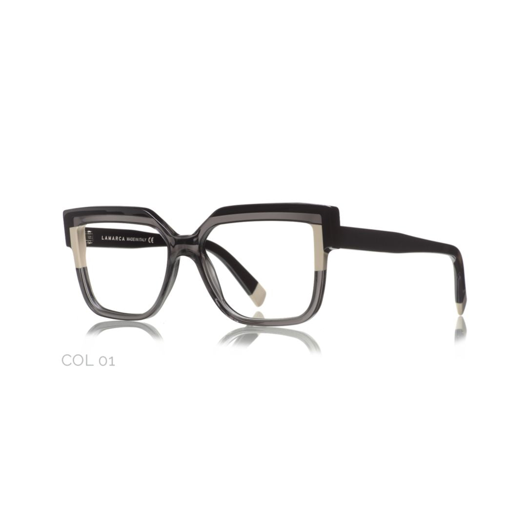 Fusioni 155 Oversized Square Frame Eyewear with Gradient Effect