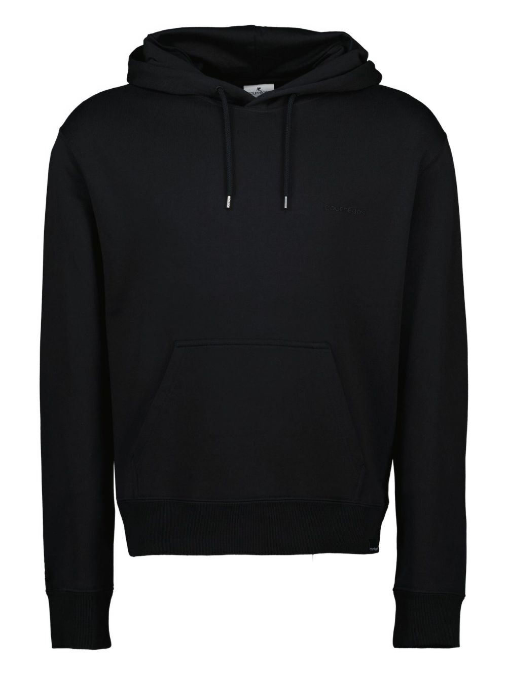 Black Cotton Hoodie