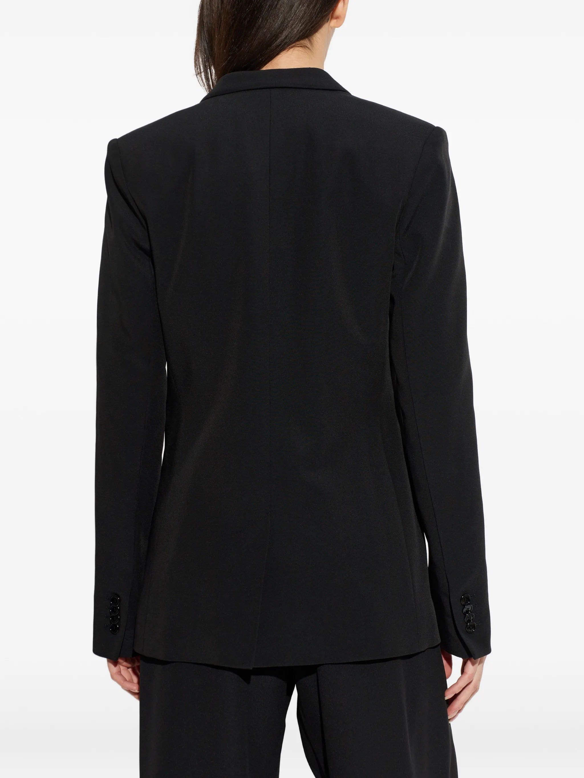 Black Feray Tailored Notched Jacket
