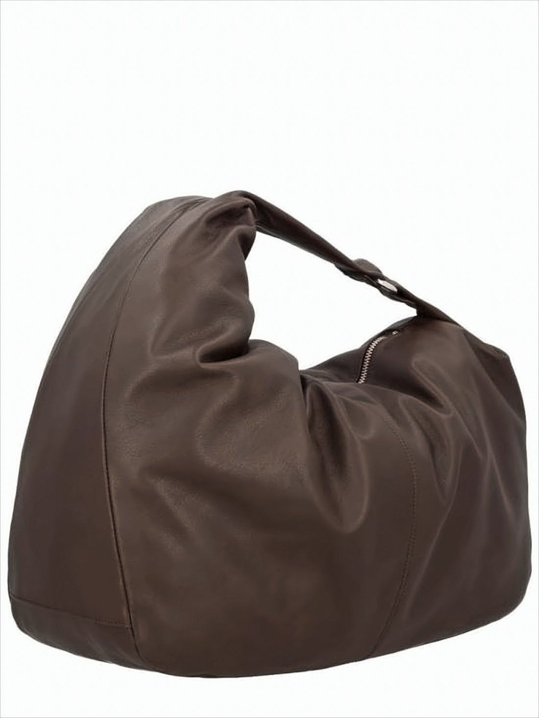 Soft Leather Shoulder Bag with Minimalist Design