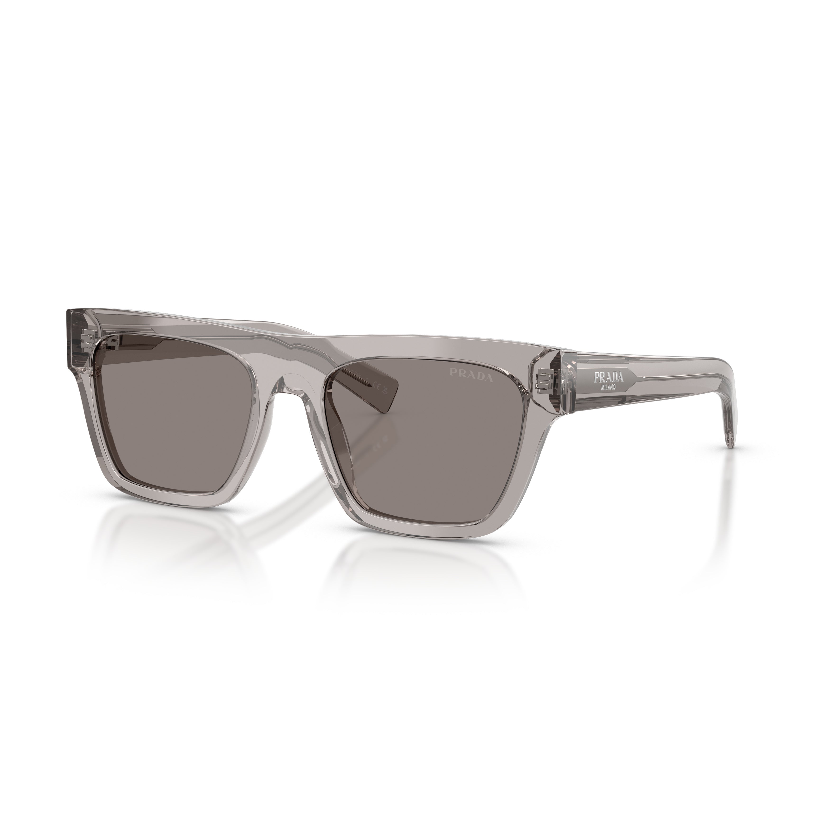 Grey 0pr C03s Translucent Acetate Sunglasses
