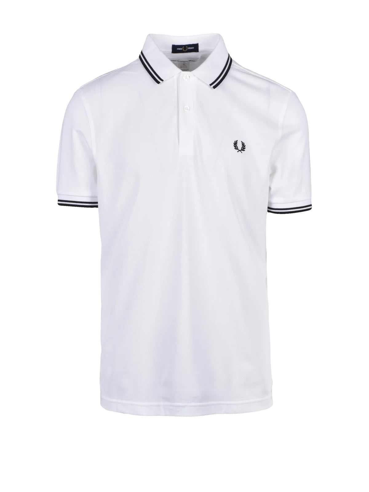 White Cotton Men Polo