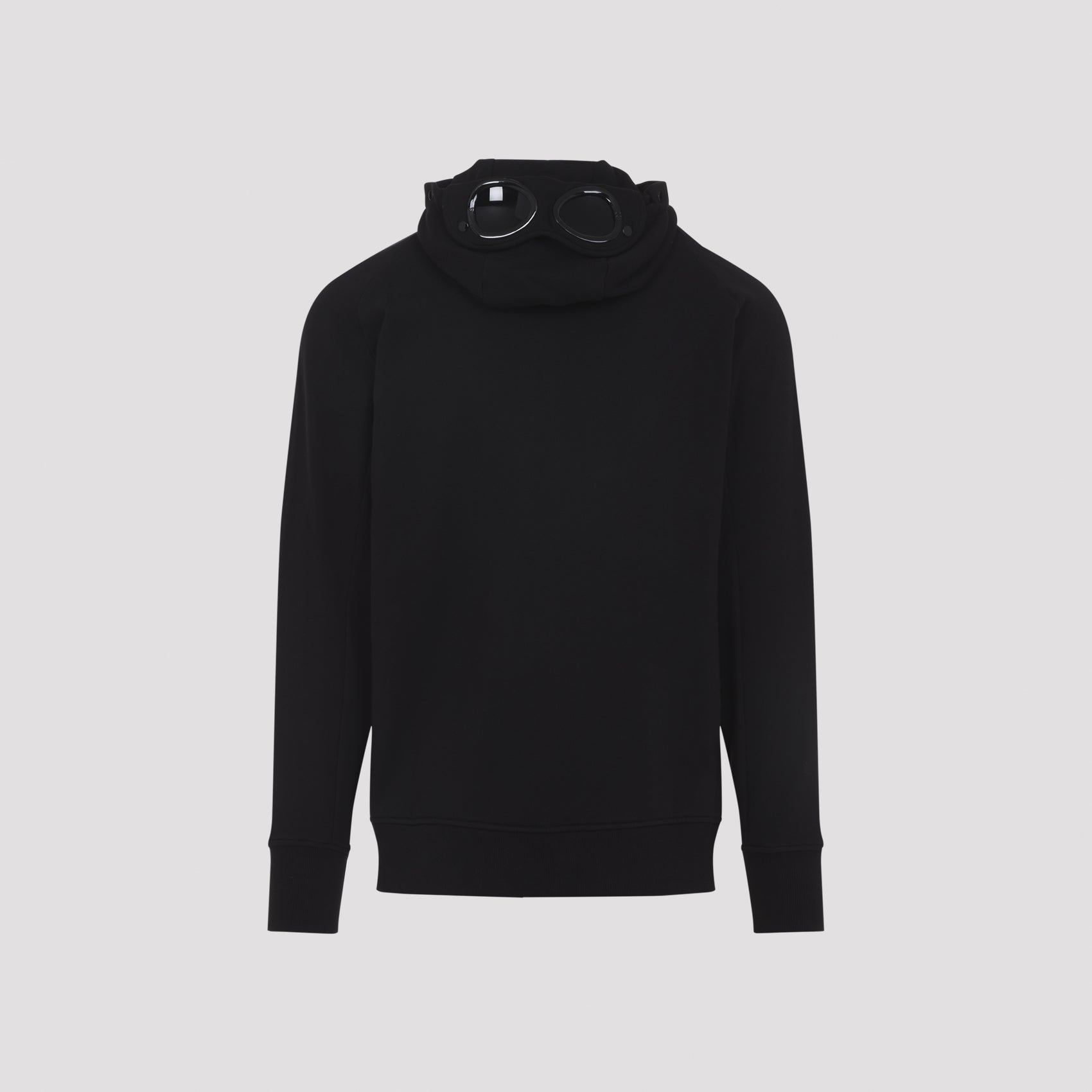 Bluza z kapturem z suwakami i kieszeniami, ze szkłami Goggle Lens