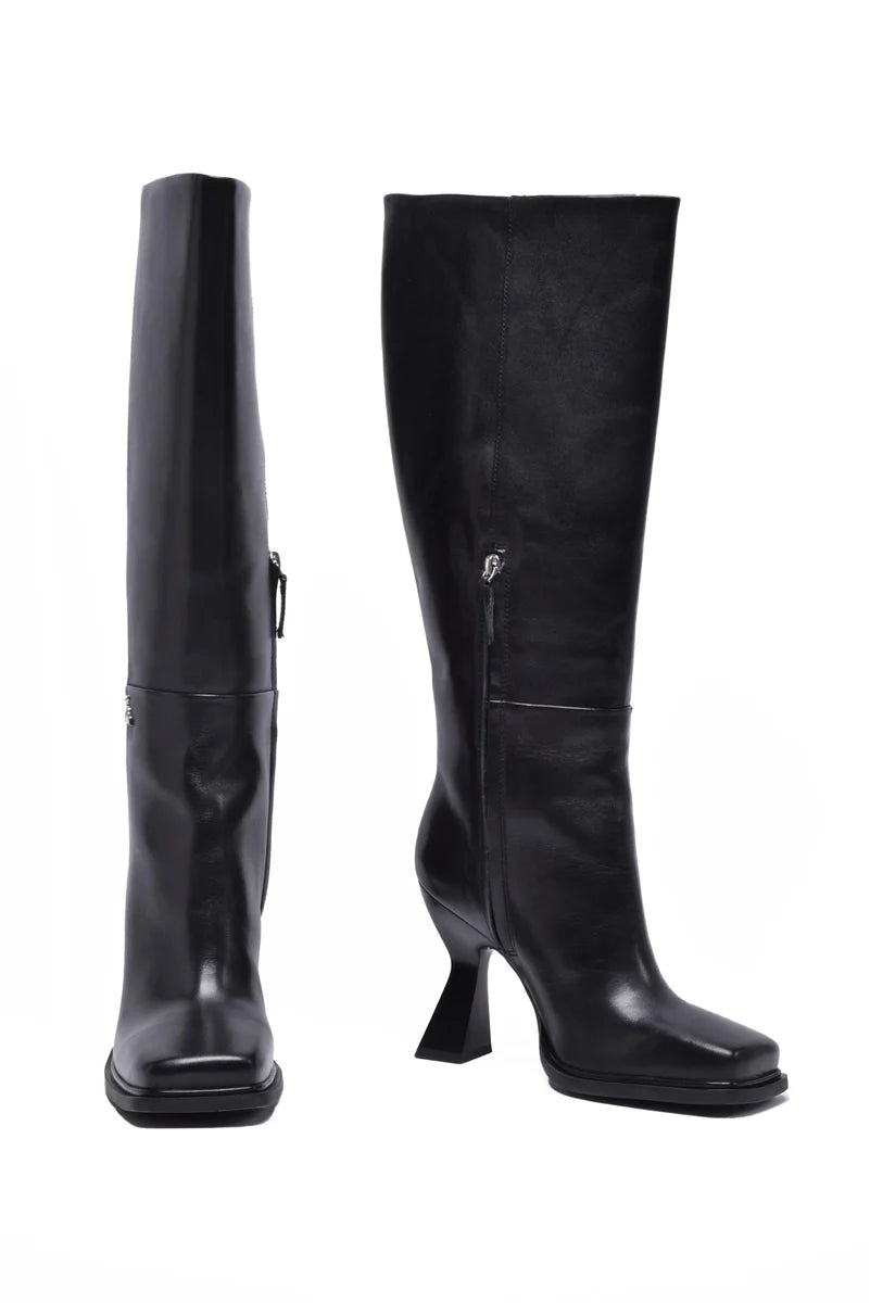 Boots 10cm Heel - Black