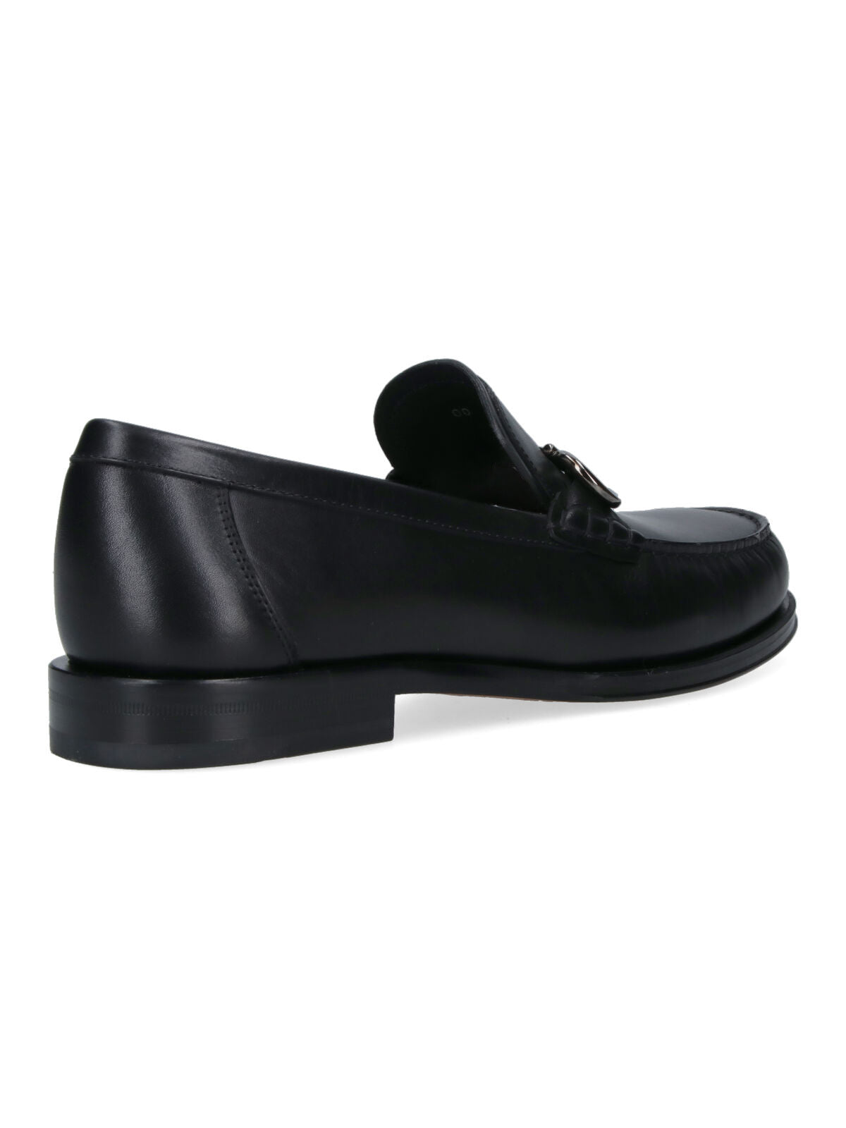 Smooth Leather Moccasin Toe Shoes with Polished Finish