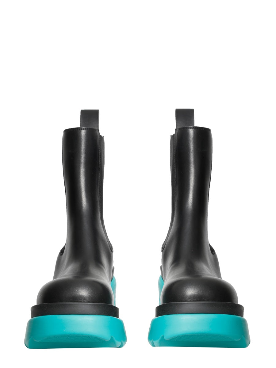 Black Contrast Sole Bottega Veneta Boots