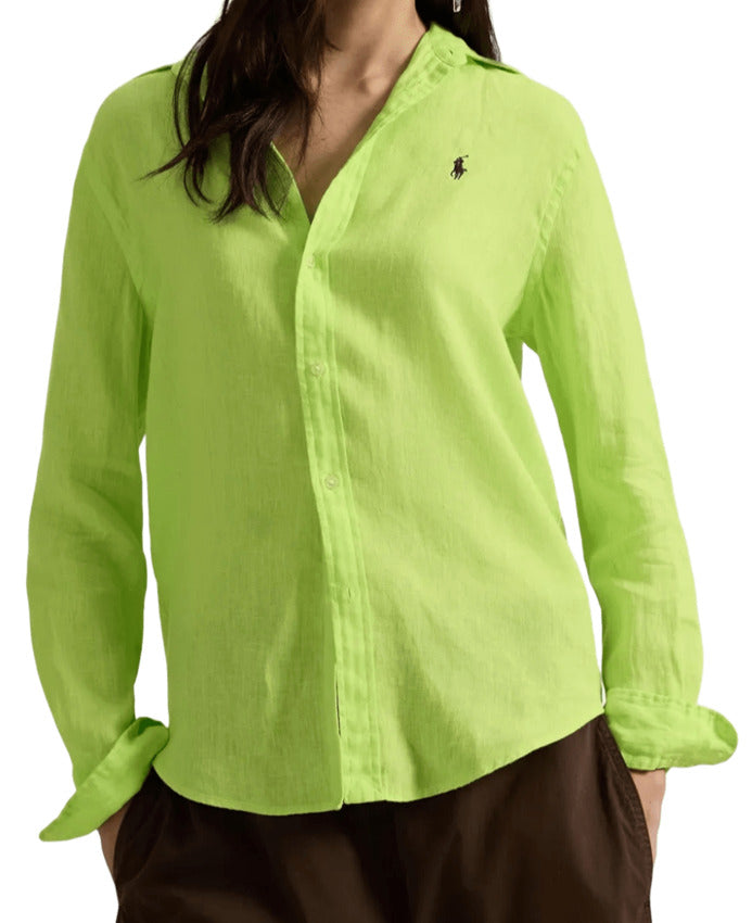 Electric Lime Linen Shirt