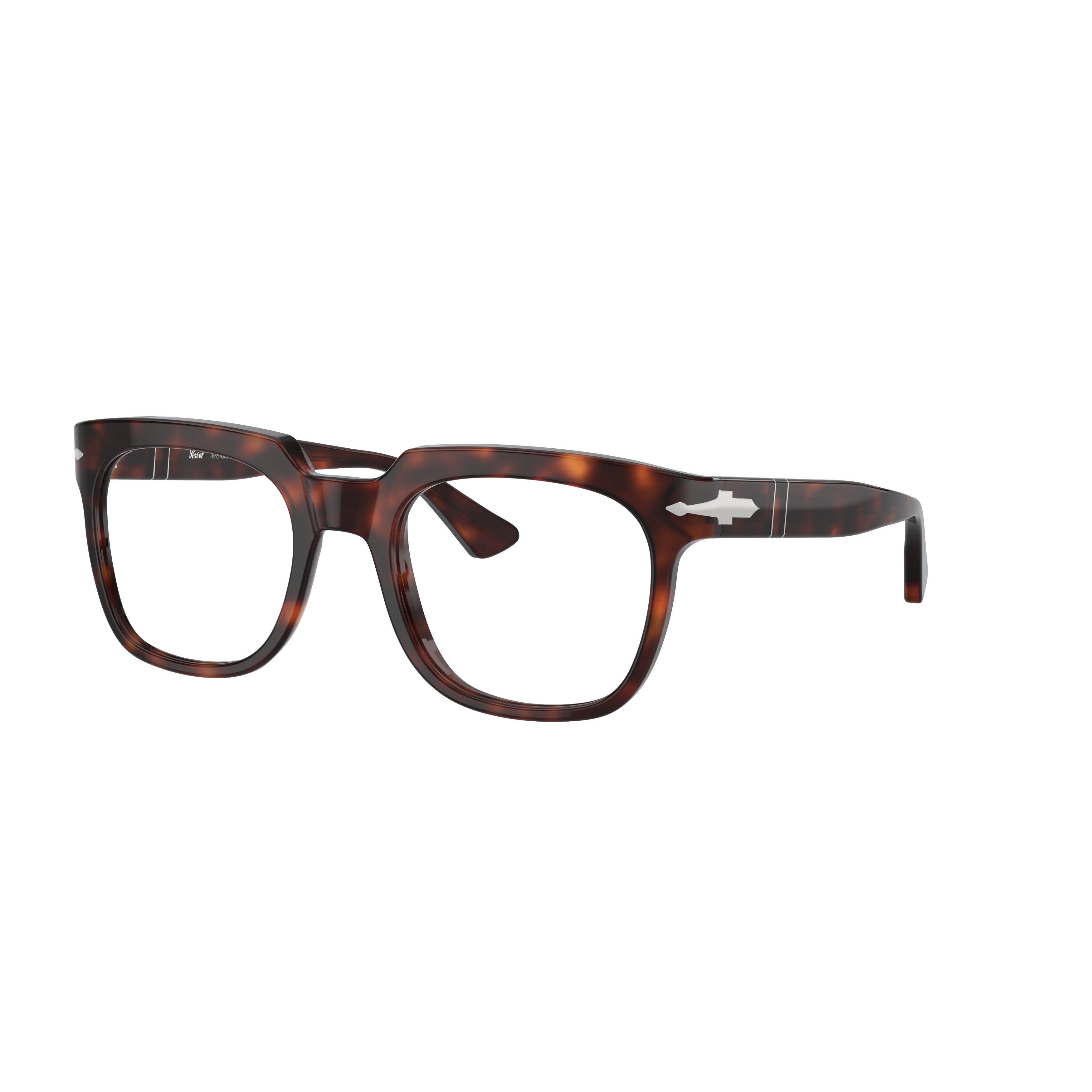 0po3325v Square Frame Acetate Eyeglasses with Tortoiseshell Pattern