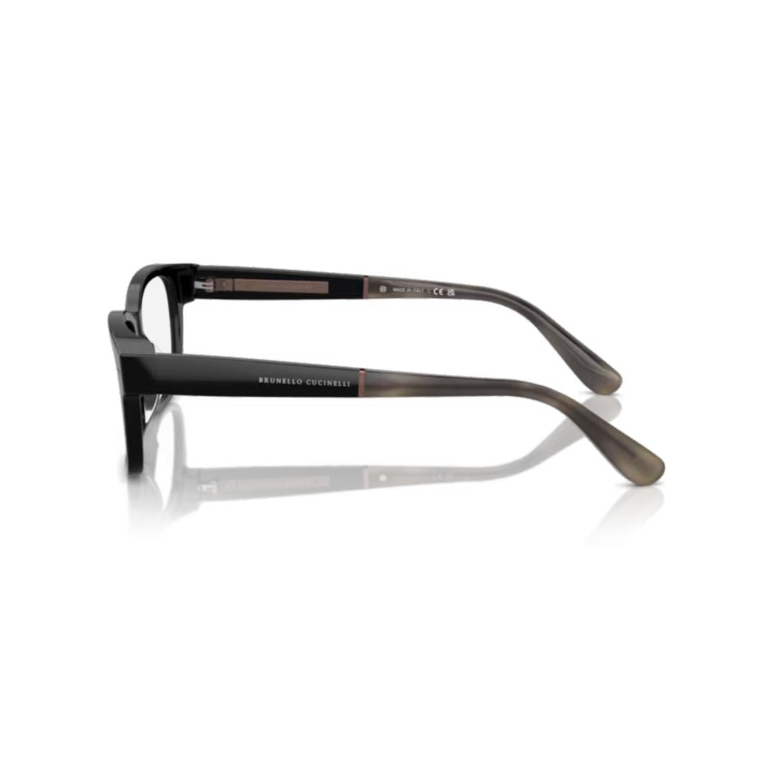 Rectangular Acetate Eyeglass Frames with Gradient Temples