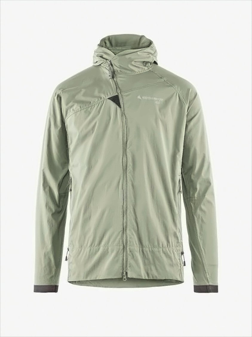 Lightweight Sage Green Jacket with Streamlined Silhouette