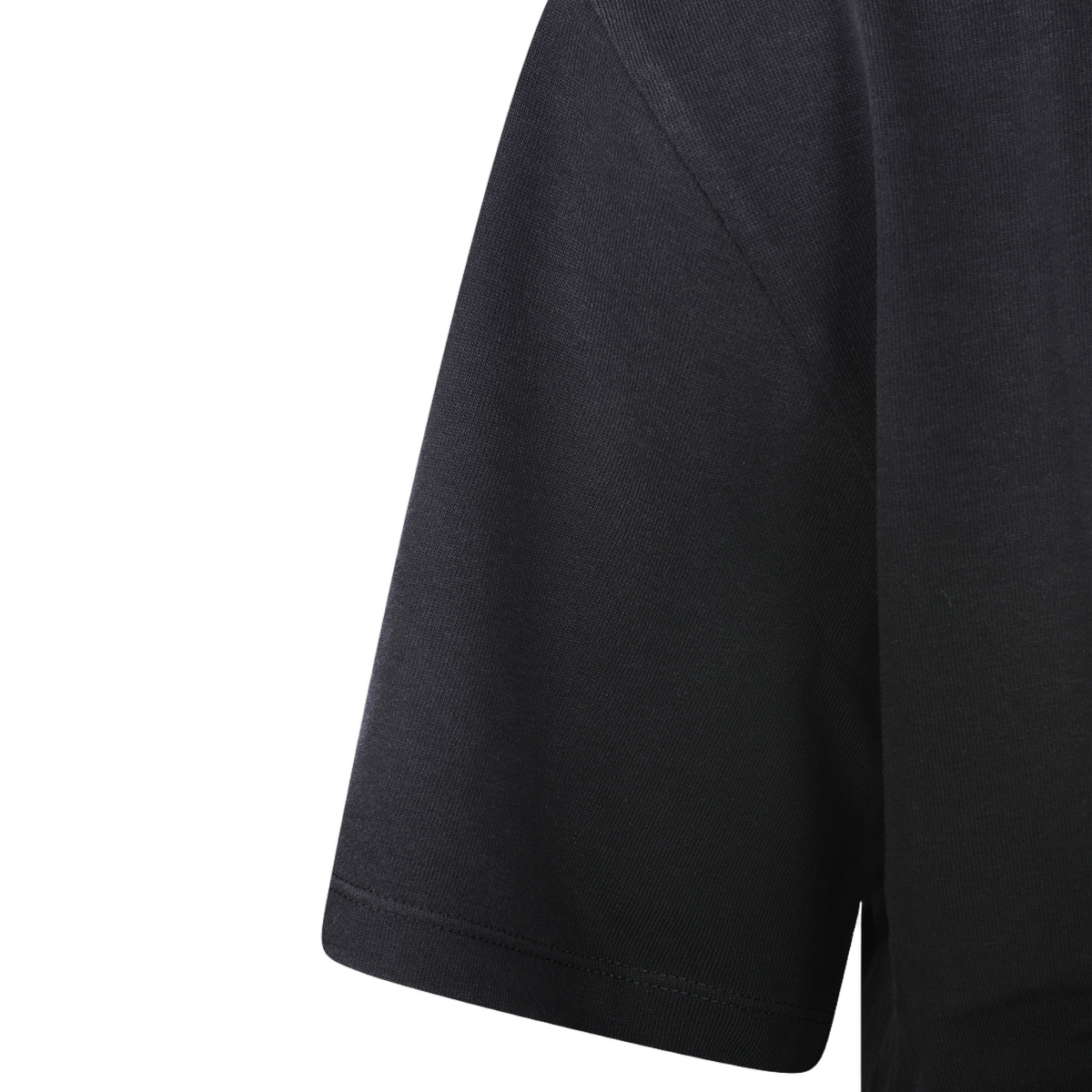 Black Cotton Printed T-Shirts