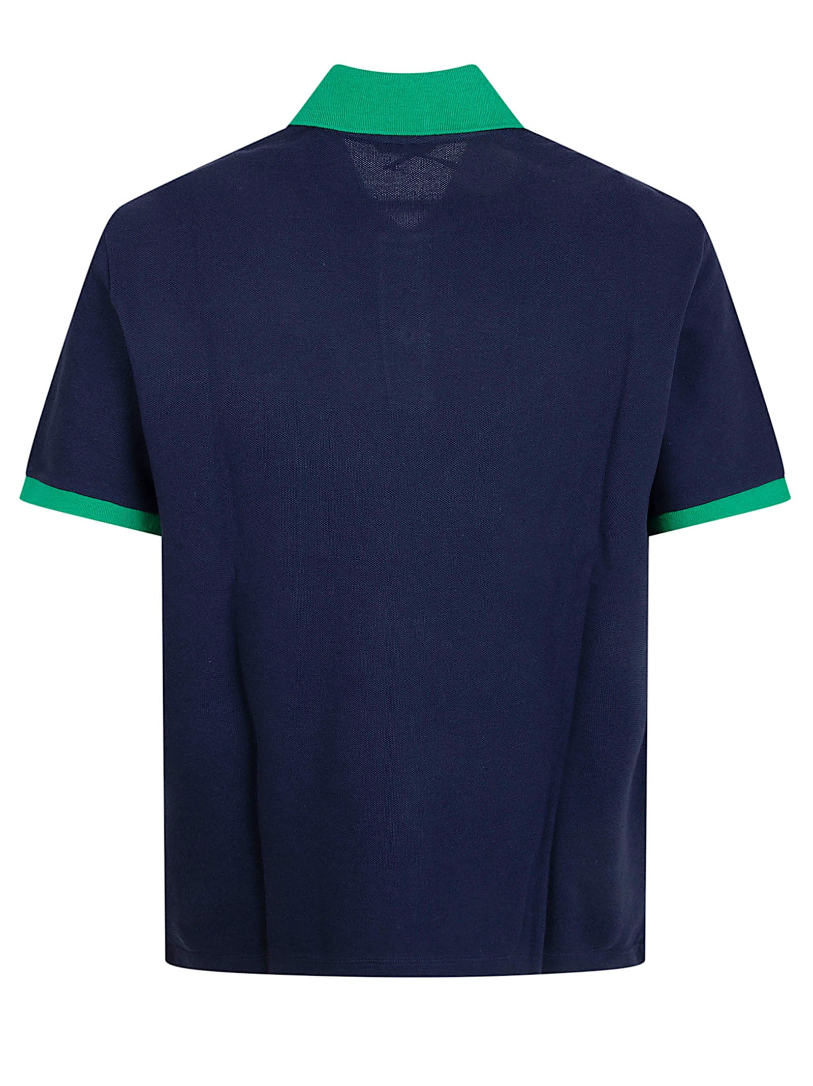 Refined Polo Shirt in Breathable Cotton Piqué with Contrasting Details