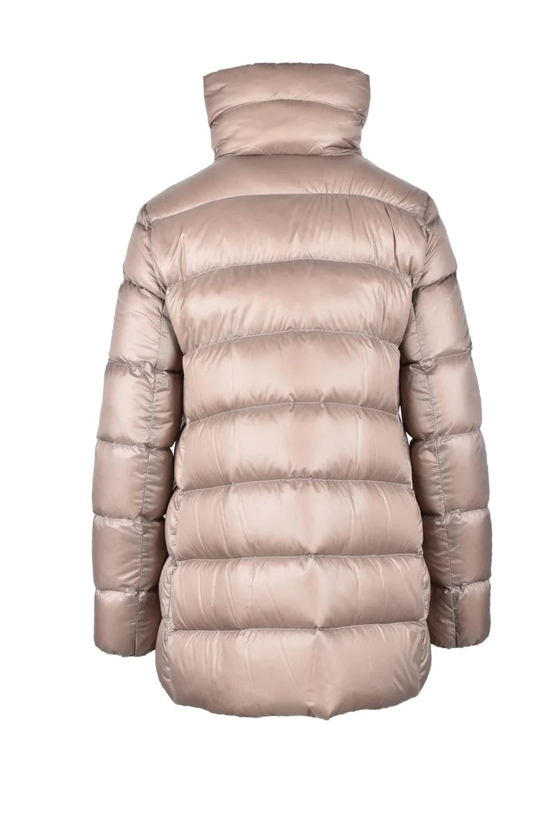 Zip Down Jacket - Beige