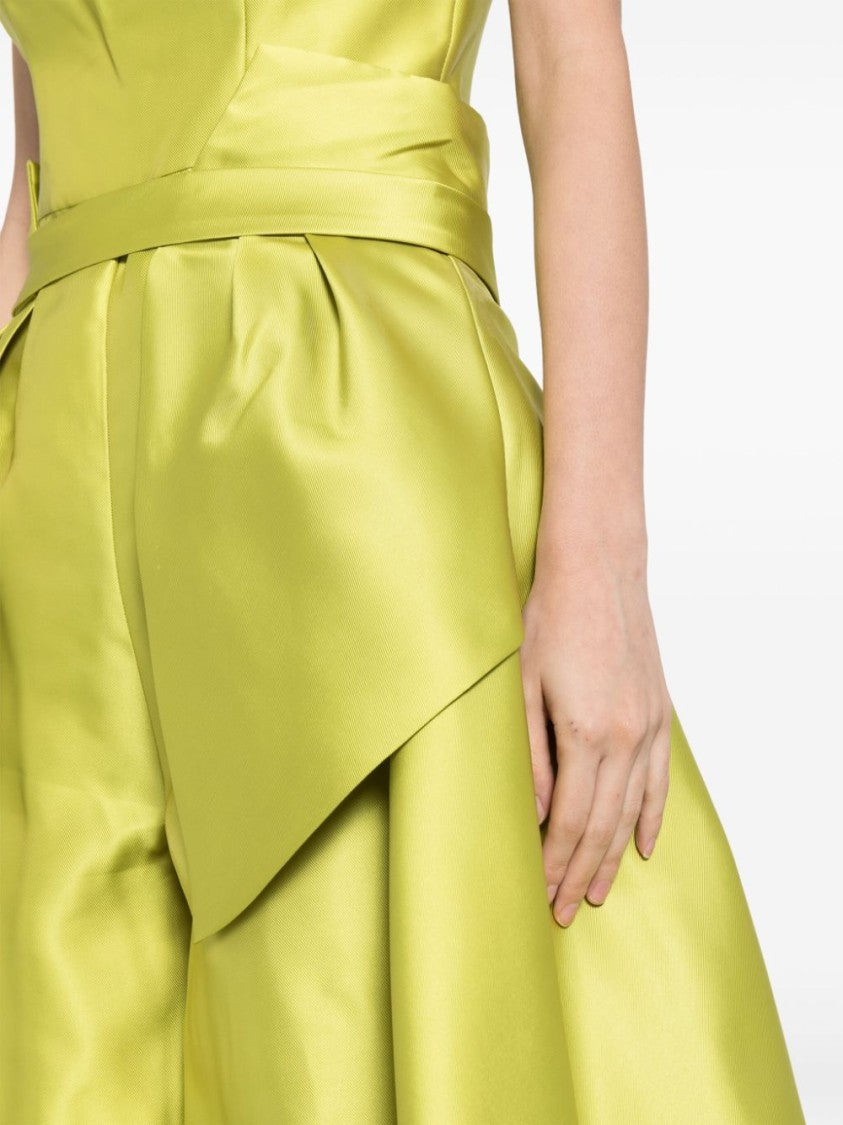 Mikado Classic Jumpsuit With Detachable Overskirt