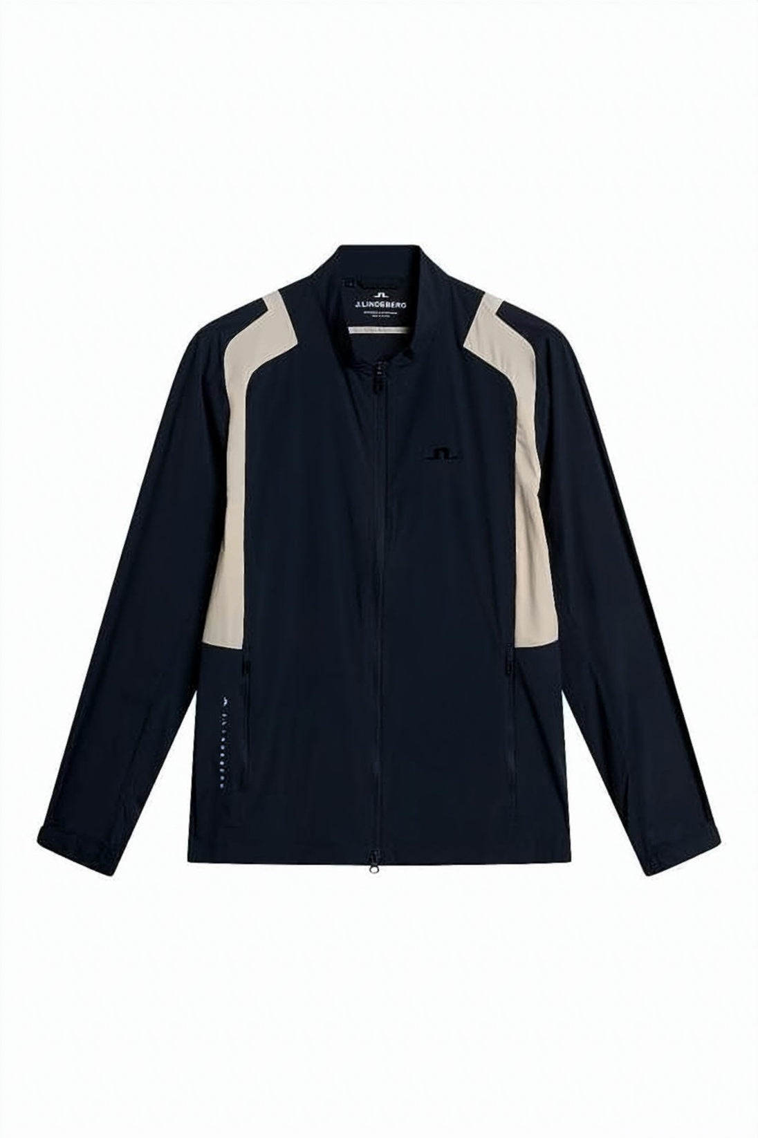 Streamlined Casual Jacket with Zip-Up Front
