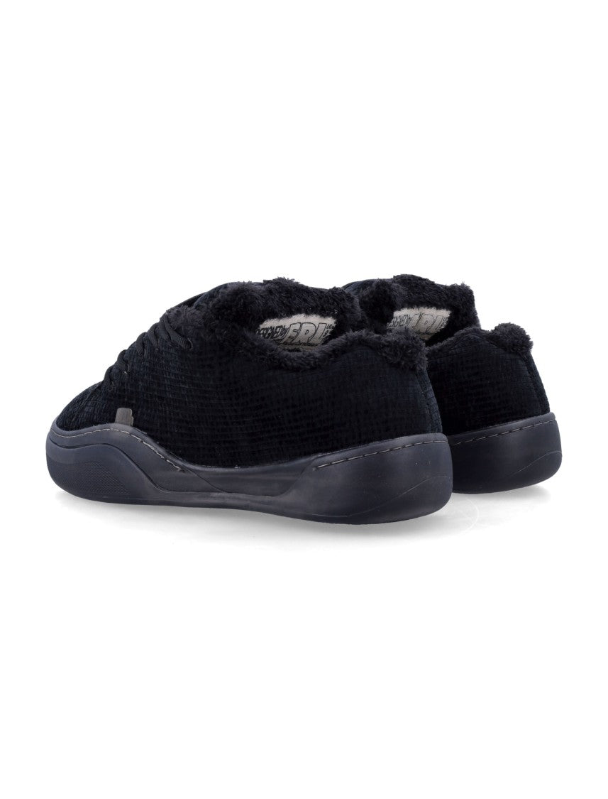 Vamp Black Velvet Sneakers