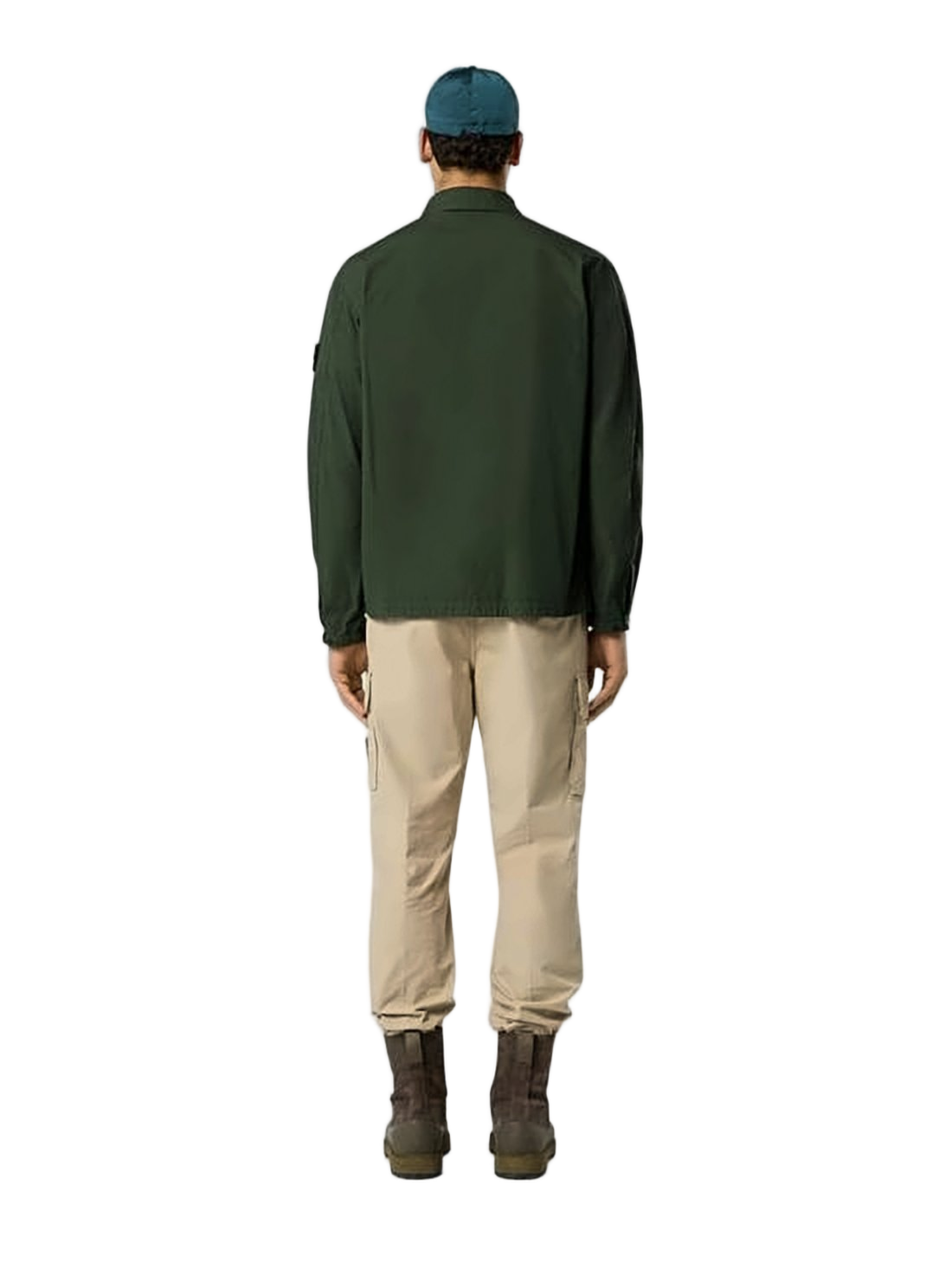 Minimalist Zippered Green Jacket