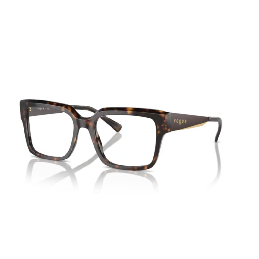 0vo5559 Square Tortoiseshell Frame Eyeglasses