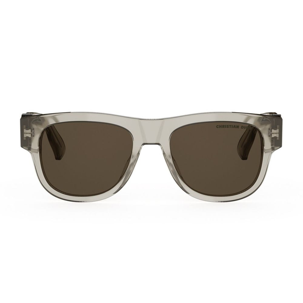 Oblique S4I Transparent Beige Square Glasses