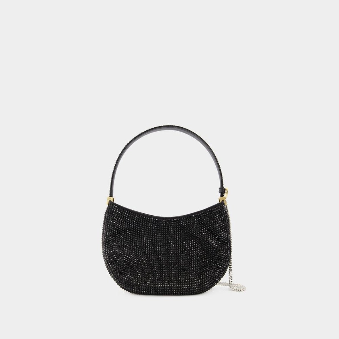 Re23 Medium Vesna Hobo Bag - Black - Strass