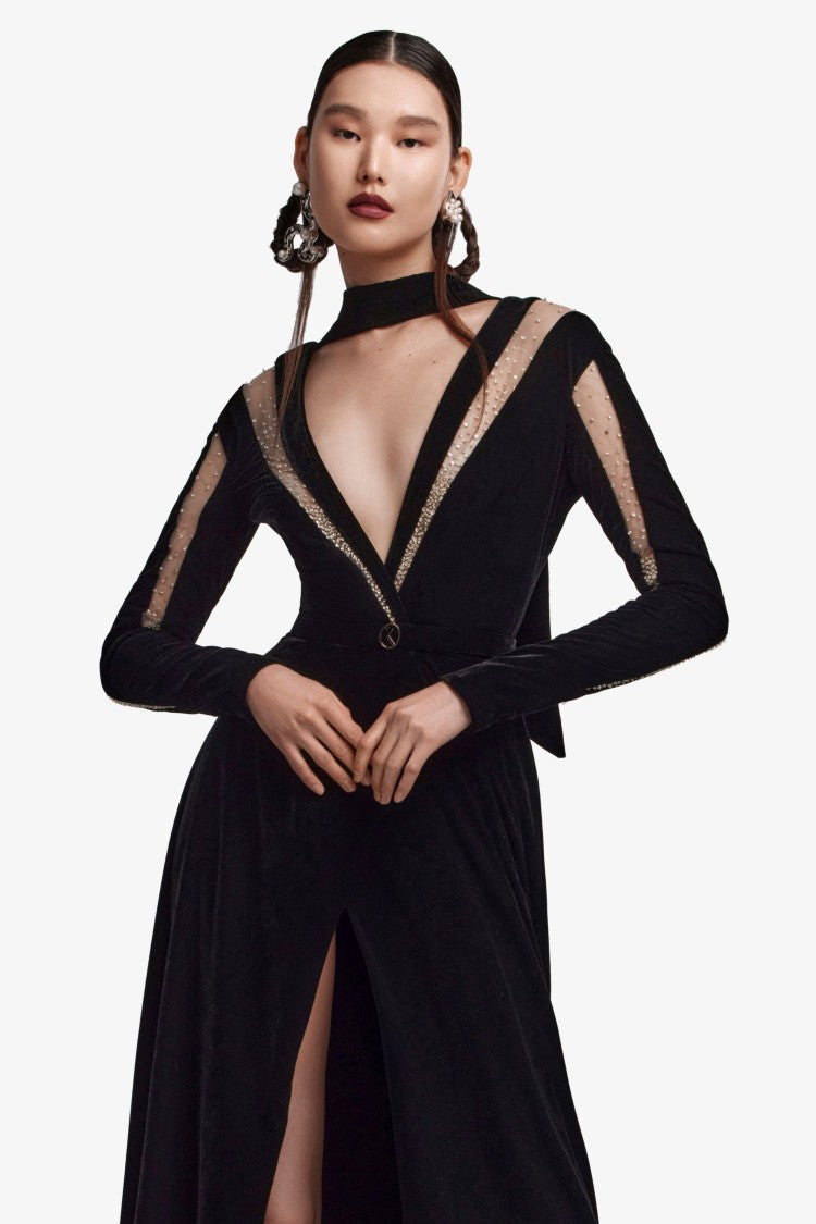 Velvet Long Dress