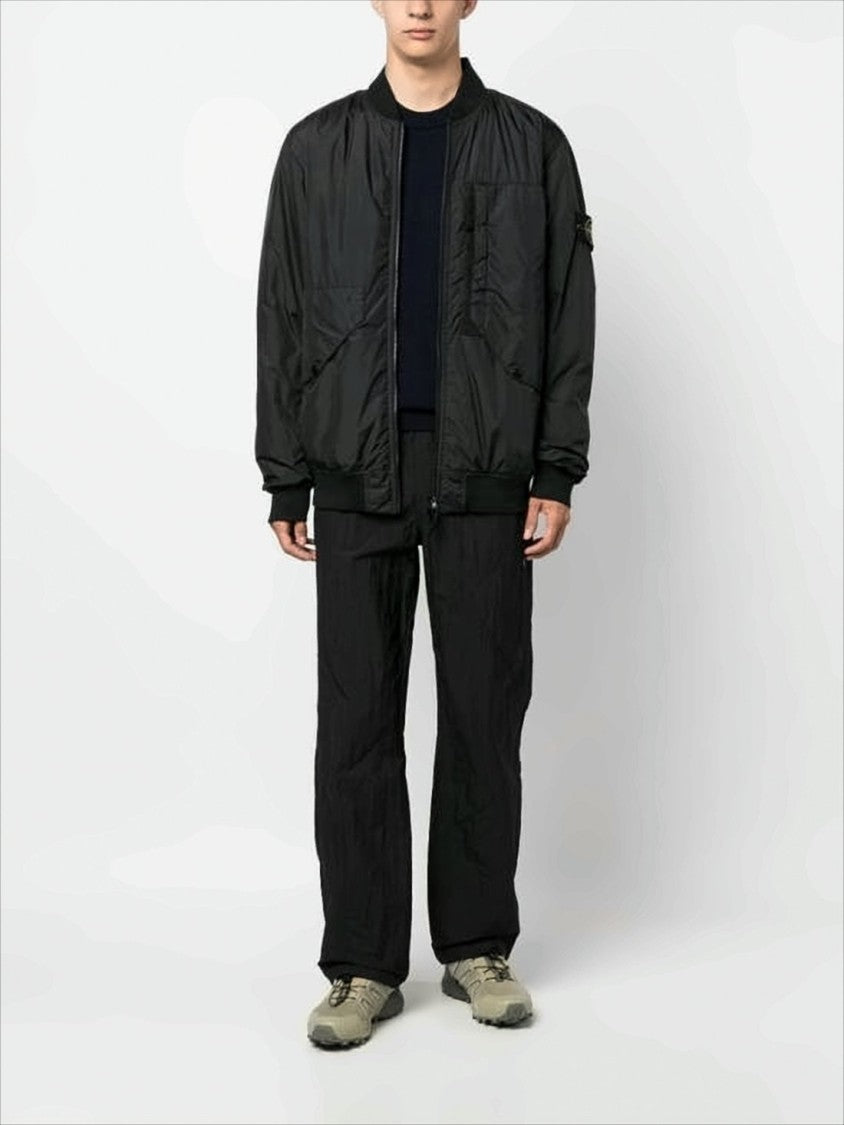 Padded Jacket with Front Zip Closure