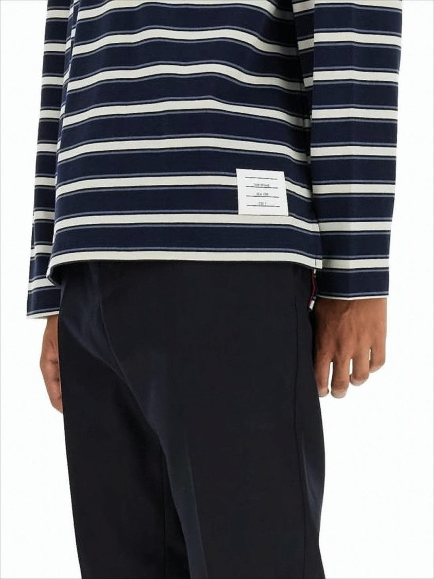 Horizontal Striped Long-Sleeve Shirt