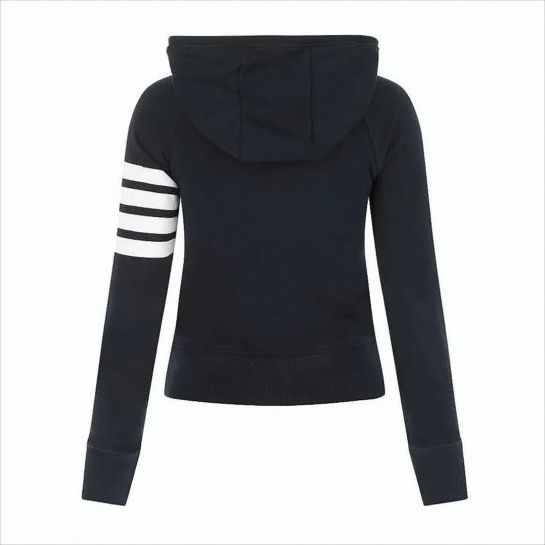 Fitted Hoodie with Zipper Closure