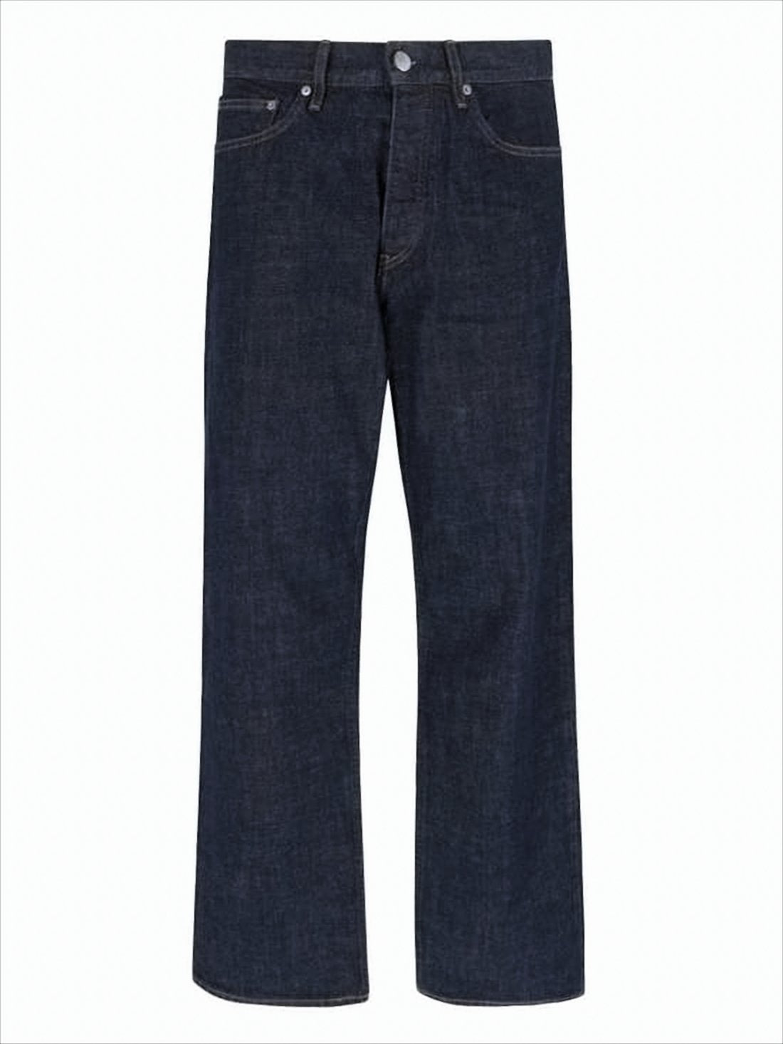 Classic Straight-Leg Denim Pants