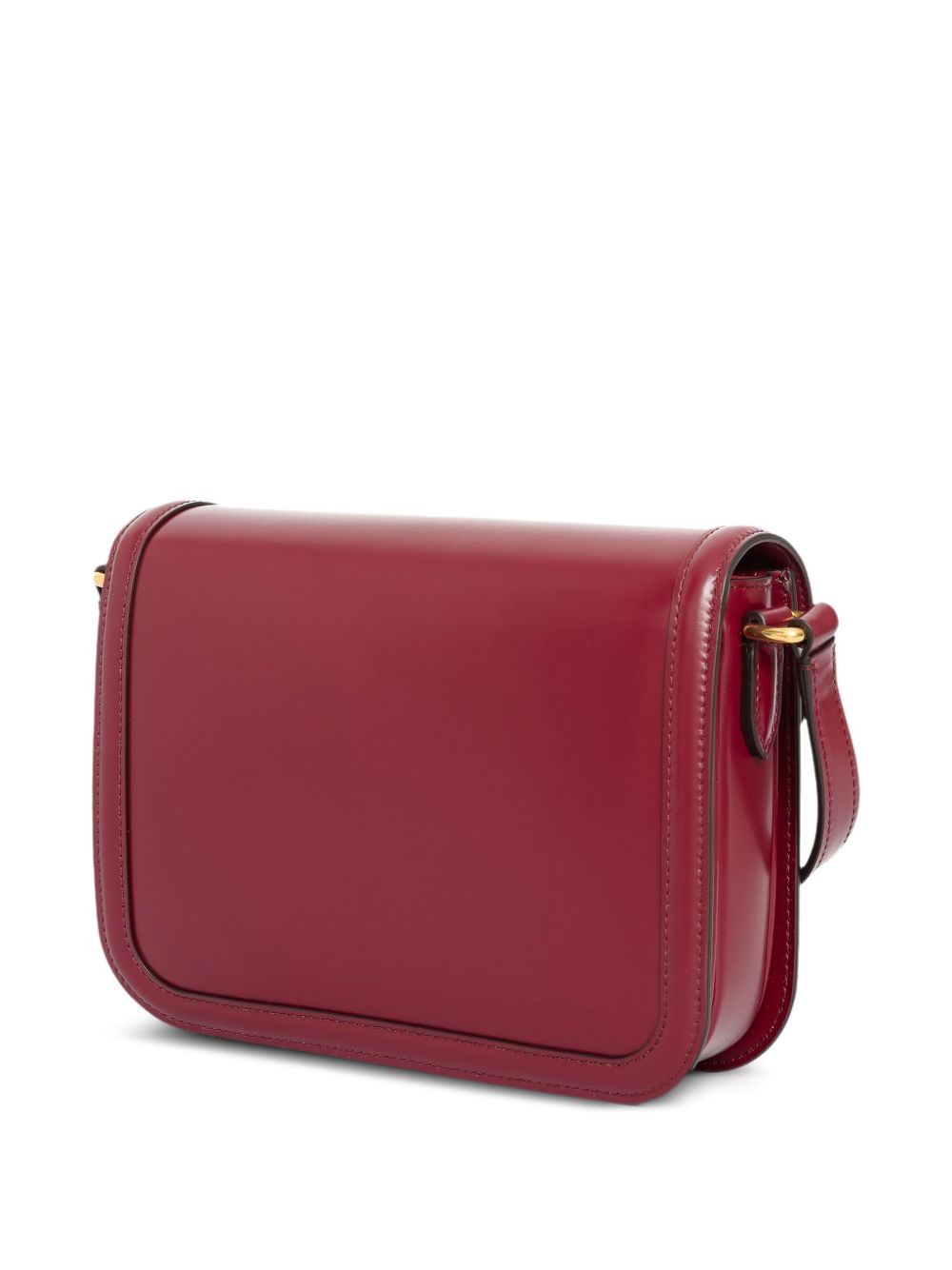 Structured Handbag With Metallic Accents